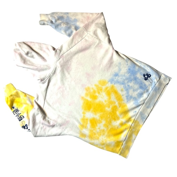 Vans Vintage Tie Dyed Oversized Hoodie Sweatshirt Size M - Picture 2 of 3